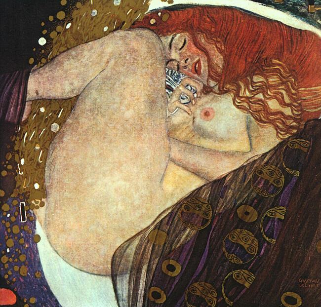 Gustav Klimt Danae oil painting image